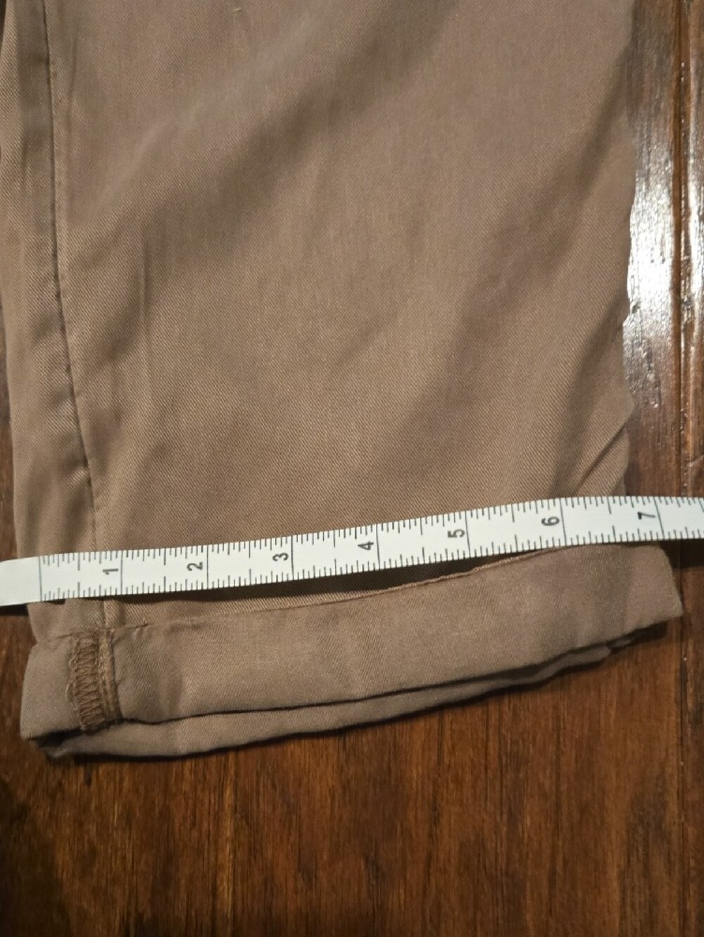 Nicole Miller Taupe Drawstring Elastic Waist Pants - Picture 7 of 9
